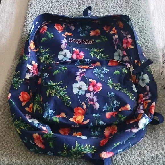 Jansport | Bags | Jansport Blue With Floral Print Backpack | Poshmark Jansport | Bags | Jansport Blue With Floral Print Backpack | Poshmark
